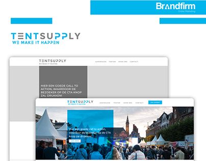 New website for Tentsupply