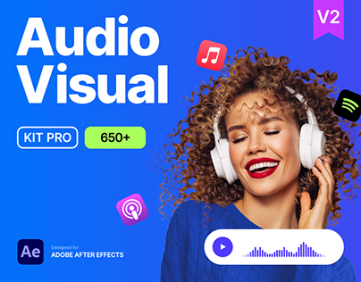 Audio Visual Kit V2 | After Effects Video Templates