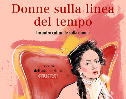 Cover book - "Donne sulla linea del tempo"
