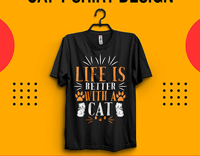 Custom Cat T-shirt Design