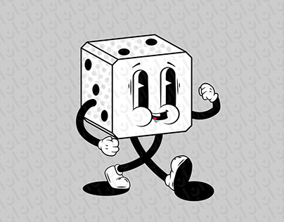 Dice Guy Logo/Mascot Design