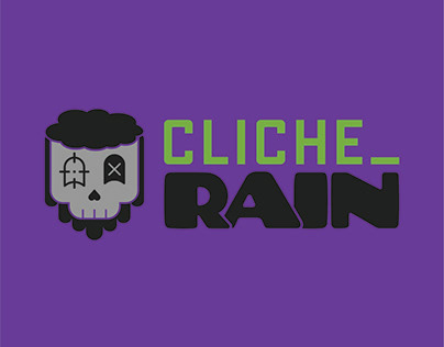 Cliche Rain Twitch Streamer Full Logo