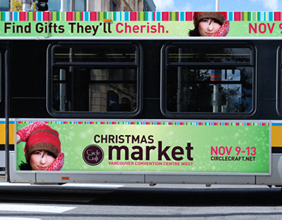 CircleCraft Christmas Market '11outdoor ads