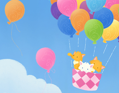 Kitties & Balloons