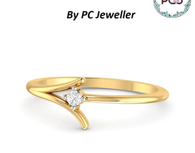 The Peyton Single Stone Diamond Ring By PC Jeweller