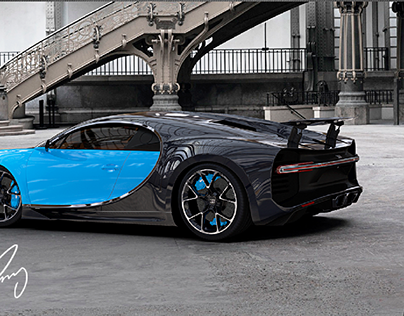 CGI Personal Project Bugatti Chiron