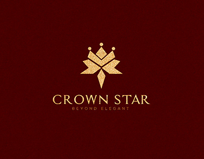 Crown Star- Logo design and Elegant Branding