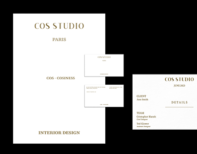 COS STUDIO / interior design brand identity