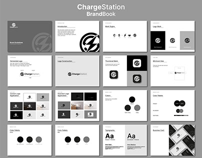 ChargeStation BrandBook Design