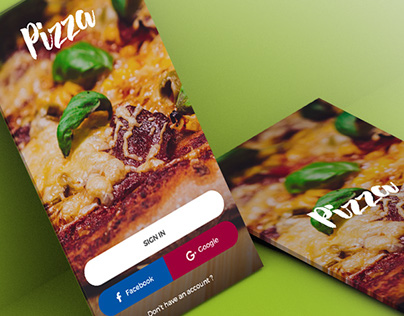 Pizza App UI Concept