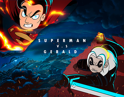 FAN ANIMATION SUPERMAN VS GERALD