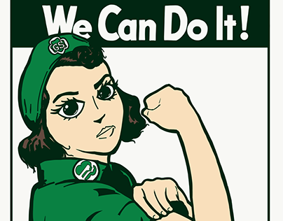 Rosie the Girl Scout Riveter