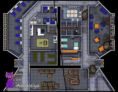 Space Cruiser Battlemap