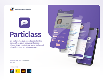 Particlass - Diseño UX UI