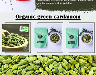 Quality Spices Organic Green Cardamom