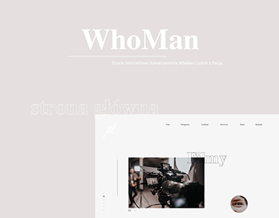 WhoMan | strona internetowa