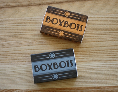 BoxBots: letterpress paper toys
