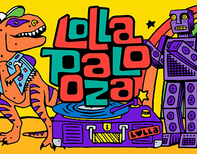 Lollapalooza Signage and Wayfinding Design