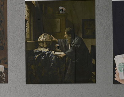 Starbucks Canvases (Vermeer) - Advertising Campaign