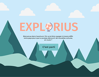 Landing page - Explorius