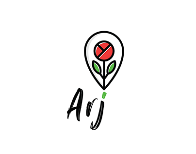 Arj.. Flowers delivery shop Brand Design