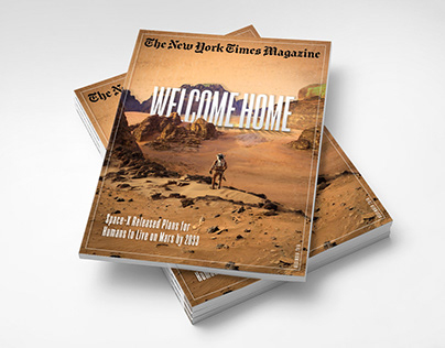 Welcome Home: Mars - New York Times Magazine Cover