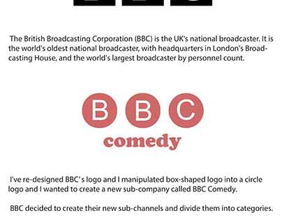 BBC Comedy Logo Design