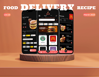 ABL33 Food Delivery & Recipe Mobile App Design