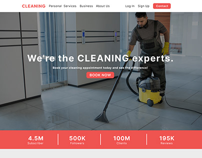 Web Design for Cleaning Services