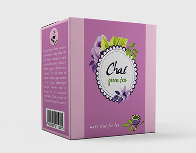 "Chai" Green Tea packaging design concept