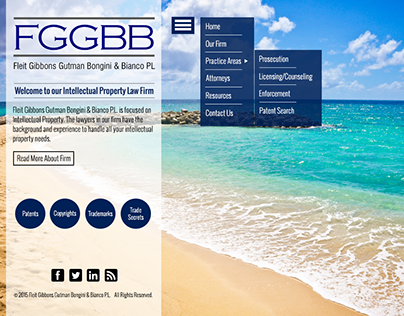 FGGBB Law Firm UI Design