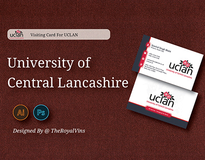 Business Card Design for UCLAN