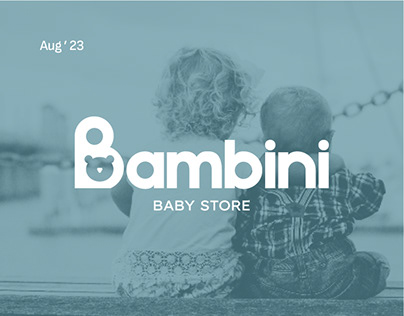Brand identity. Bambini baby store/Детская одежда