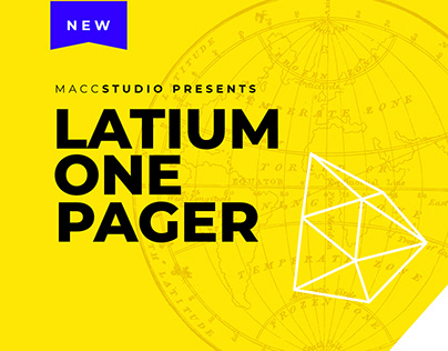 Latium One Pager Design