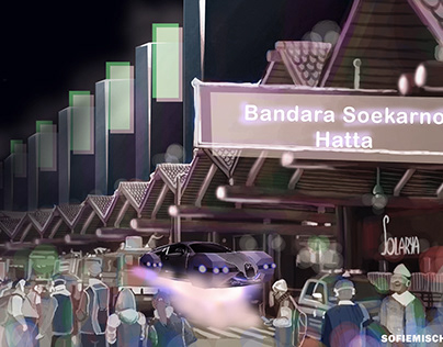 futuristic Bandara Soekarno Hatta