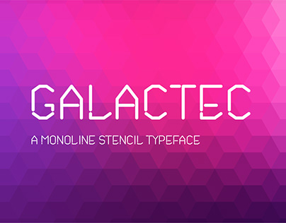 Galactec :: Typeface Design