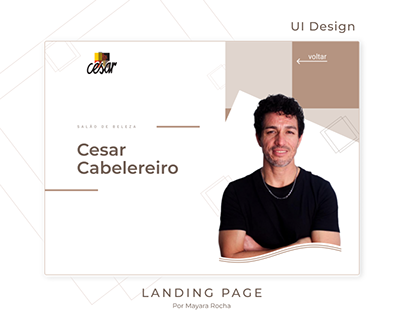 Landing Page- Cesar Cabelereiro