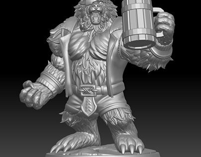 Project thumbnail - Grizzly Sculpting for 3D Print