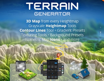 3D Map Generator - Terrain from Heightmap
