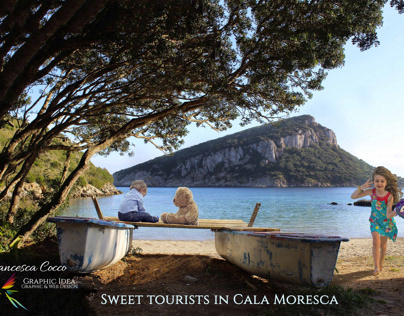Sweet Tourists in Cala Moresca
