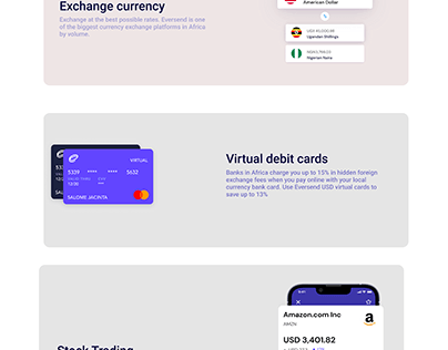 Currency Web Design
