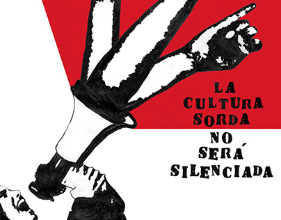Afiche Visibilidad de la cultura sorda-Uruguay Cartel