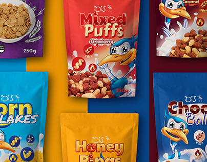 Ibis Cereal, Character Design & Packaging