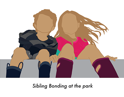 Sibling Bond, Graphic Portrait Series