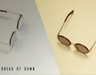 Break of Dawn eyewear design
