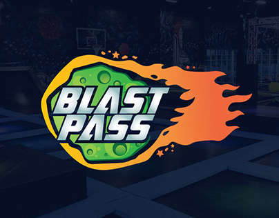 Blast Pass Logo design
