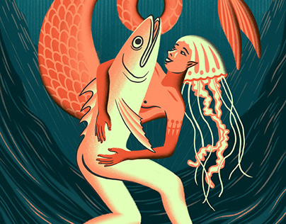 Mermaid and Fish