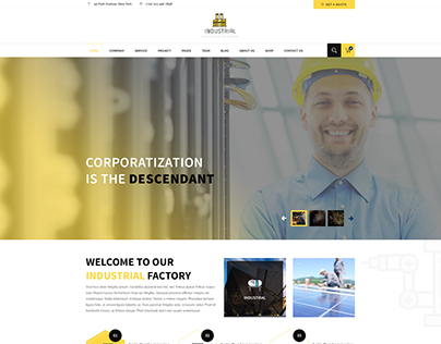 Industrial - Industry & Business HTML Template
