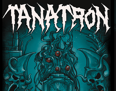 T-shirt Design for Tanatron - Death Metal band