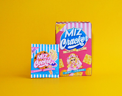 Miz Cracker and Miz Cookie Packaging Design